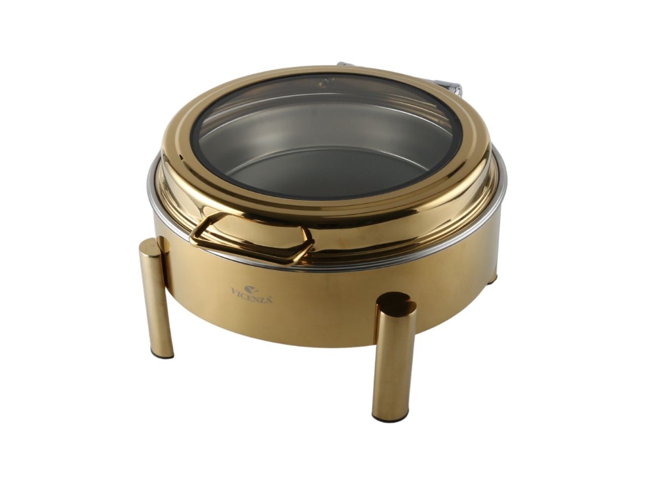 VERONA Hidraulic Chafing Dish 6.0L Gold VCF012-G